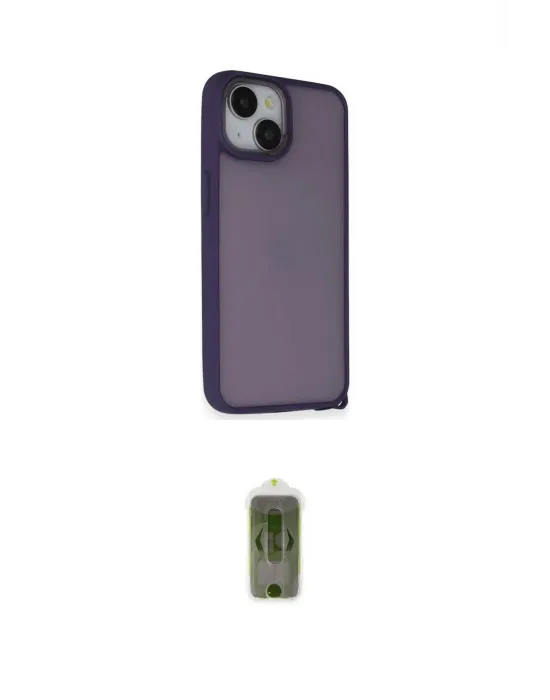 ieg™ iPhone 14 Kılıf Atlas Form - Siyah Joko Magic 5D Hayalet Cam