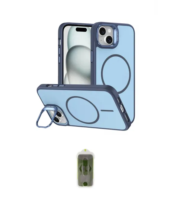 ieg™ iPhone 14 Kılıf Çekirdek Klasik - Siyah Joko Magic 5D Hayalet Cam