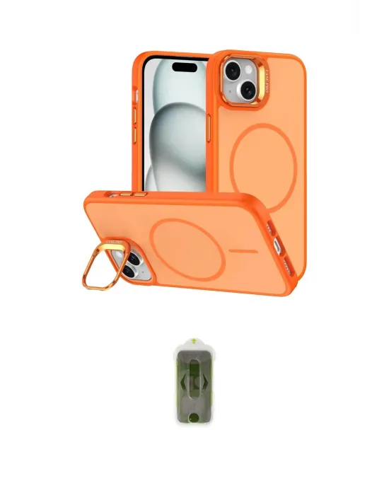ieg™ iPhone 14 Kılıf Çekirdek Klasik - Siyah Joko Magic 5D Hayalet Cam