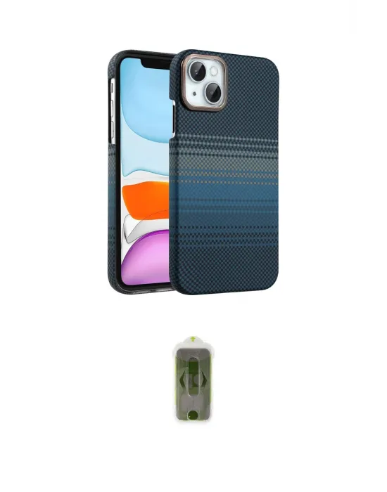 ieg™ iPhone 14 Kılıf Doruk Serisi - Siyah Joko Magic 5D Hayalet Cam