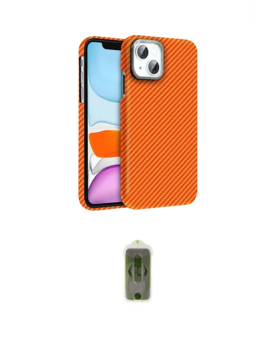 ieg™ iPhone 14 Kılıf Doruk Serisi - Siyah Joko Magic 5D Hayalet Cam