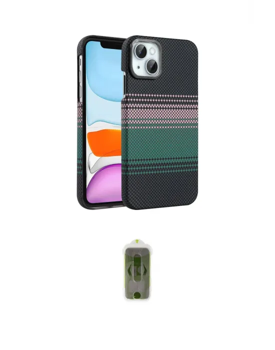 ieg™ iPhone 14 Kılıf Doruk Serisi - Siyah Joko Magic 5D Hayalet Cam