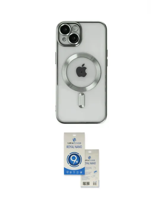 ieg™ iPhone 14 Kılıf Nova Işık Özel Seri - Şeffaf Royal Nano Ekran Koruyucu