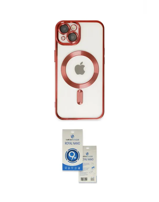 ieg™ iPhone 14 Kılıf Nova Işık Özel Seri - Şeffaf Royal Nano Ekran Koruyucu