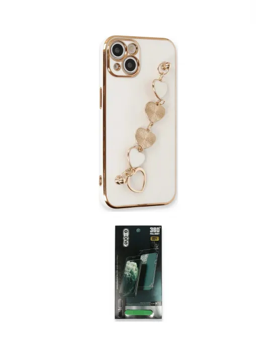 ieg™ iPhone 14 Kılıf Nova Işık Prime - Şeffaf 360 Full Body Arka Koruyucu