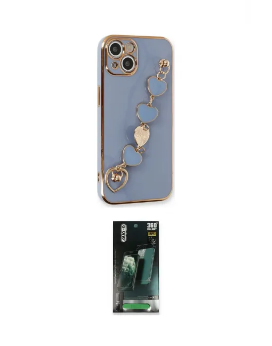 ieg™ iPhone 14 Kılıf Nova Işık Prime - Şeffaf 360 Full Body Arka Koruyucu