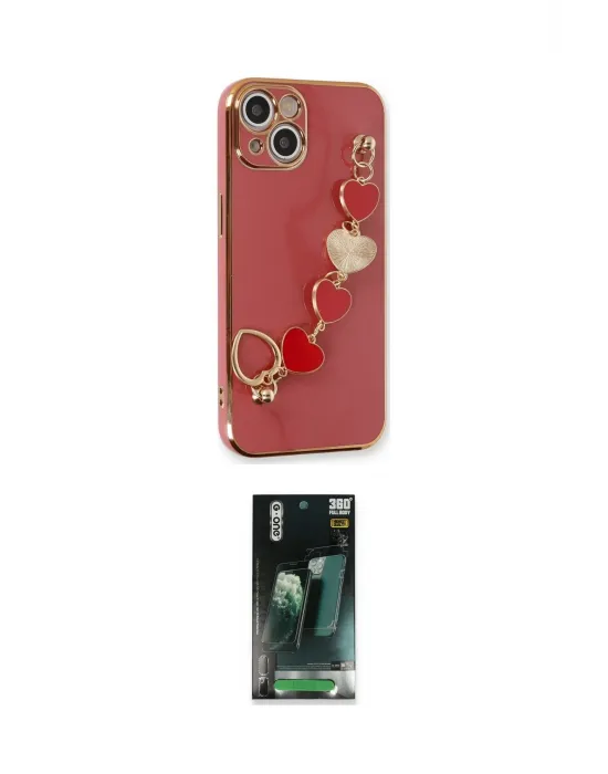 ieg™ iPhone 14 Kılıf Nova Işık Prime - Şeffaf 360 Full Body Arka Koruyucu