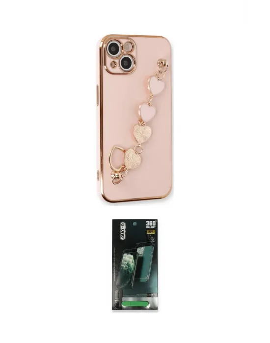 ieg™ iPhone 14 Kılıf Nova Işık Prime - Şeffaf 360 Full Body Arka Koruyucu