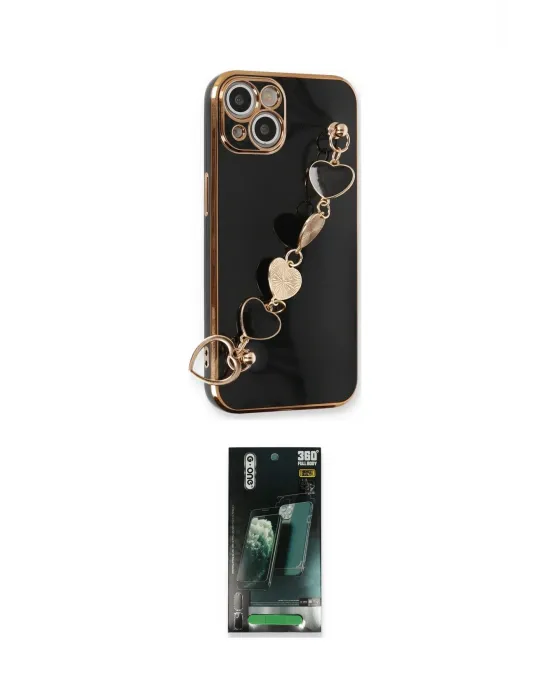 ieg™ iPhone 14 Kılıf Nova Işık Prime - Şeffaf 360 Full Body Arka Koruyucu