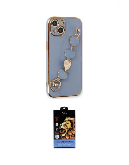 ieg™ iPhone 14 Kılıf Nova Işık Prime - Siyah Buffer Hayalet Cam Ekran Koruyucu