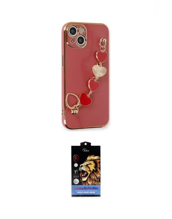 ieg™ iPhone 14 Kılıf Nova Işık Prime - Siyah Buffer Hayalet Cam Ekran Koruyucu