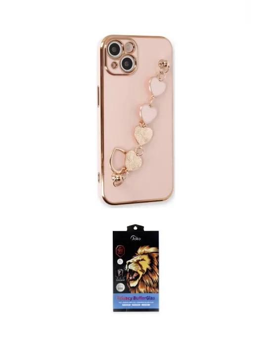 ieg™ iPhone 14 Kılıf Nova Işık Prime - Siyah Buffer Hayalet Cam Ekran Koruyucu