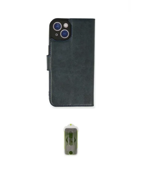 ieg™ iPhone 14 Kılıf Siluet Işık Serisi - Siyah Joko Magic 5D Hayalet Cam