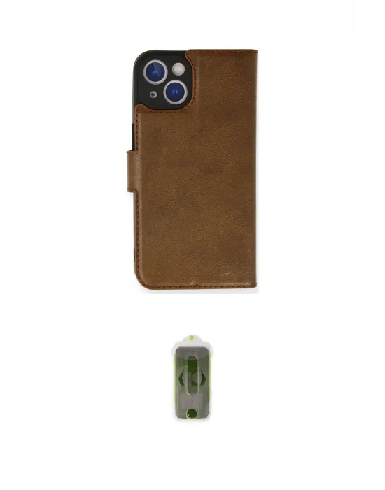 ieg™ iPhone 14 Kılıf Siluet Işık Serisi - Siyah Joko Magic 5D Hayalet Cam