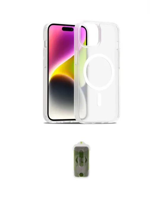 ieg™ iPhone 14 Kılıf Siluet Minimal Prime - Siyah Joko Magic 5D Hayalet Cam