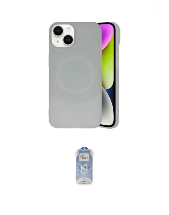 ieg™ iPhone 14 Kılıf Ufuk Serisi - Siyah Joko Magic 5D Cam