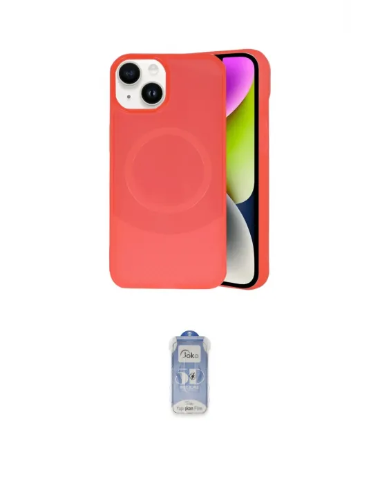 ieg™ iPhone 14 Kılıf Ufuk Serisi - Siyah Joko Magic 5D Cam