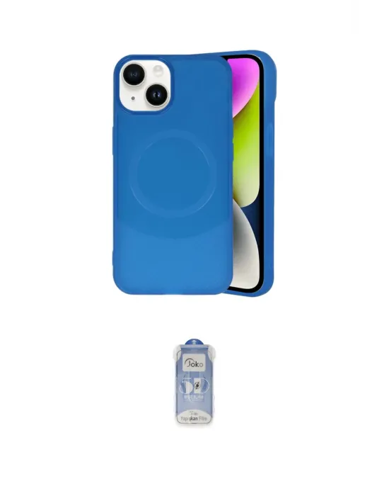 ieg™ iPhone 14 Kılıf Ufuk Serisi - Siyah Joko Magic 5D Cam