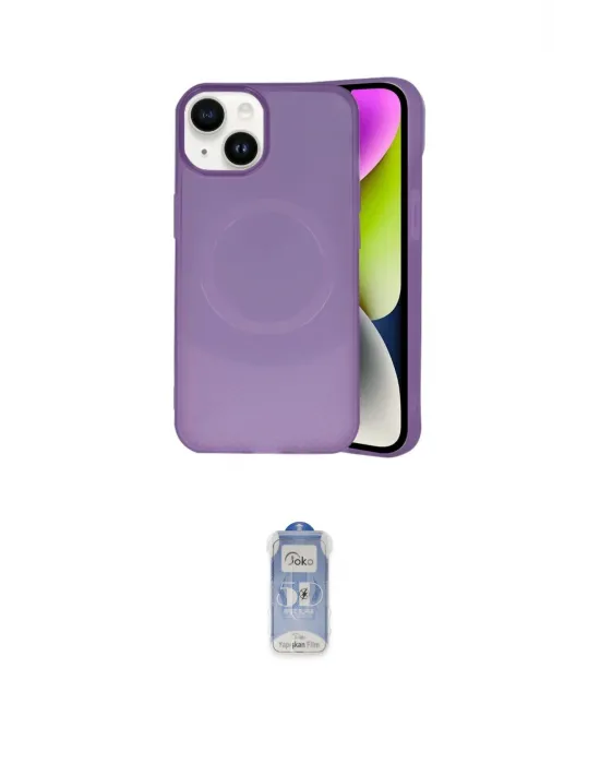 ieg™ iPhone 14 Kılıf Ufuk Serisi - Siyah Joko Magic 5D Cam