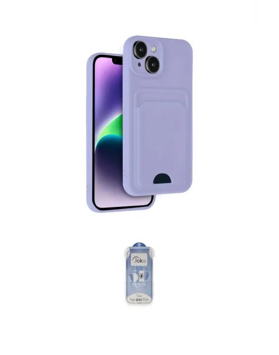 ieg™ iPhone 14 Kılıf Vadi Çizgi Prime - Siyah Joko Magic 5D Cam