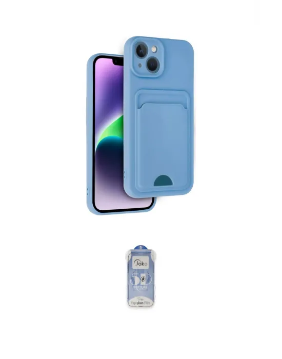 ieg™ iPhone 14 Kılıf Vadi Çizgi Prime - Siyah Joko Magic 5D Cam