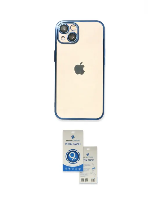 ieg™ iPhone 14 Kılıf Vadi Minimal - Şeffaf Royal Nano Ekran Koruyucu