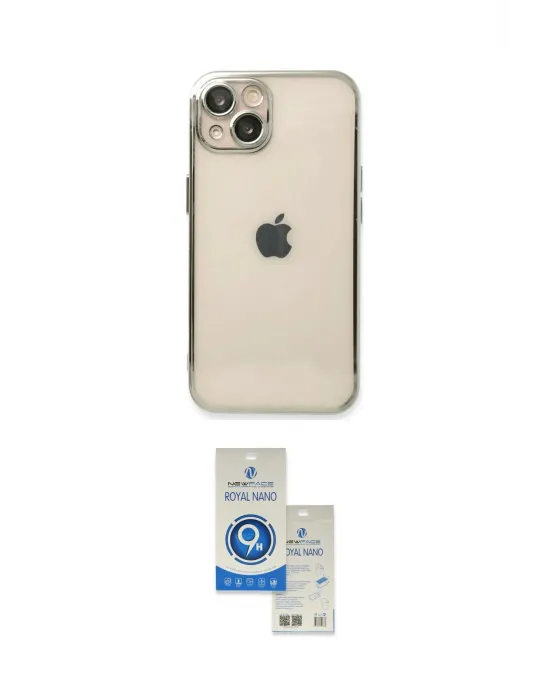 ieg™ iPhone 14 Kılıf Vadi Minimal - Şeffaf Royal Nano Ekran Koruyucu
