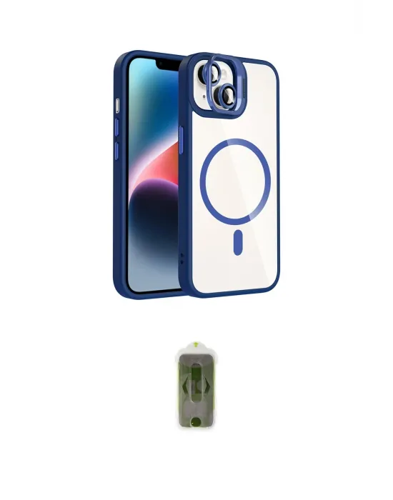 ieg™ iPhone 14 Kılıf Yadigar Asil Koleksiyonu - Siyah Joko Magic 5D Hayalet Cam