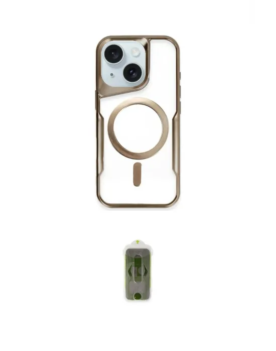 ieg™ iPhone 14 Kılıf Yadigar Klasik Özel Seri - Siyah Joko Magic 5D Hayalet Cam