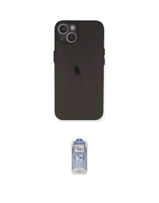 ieg™ iPhone 14 Kılıf Yadigar Yansıma Serisi - Siyah Joko Magic 5D Cam