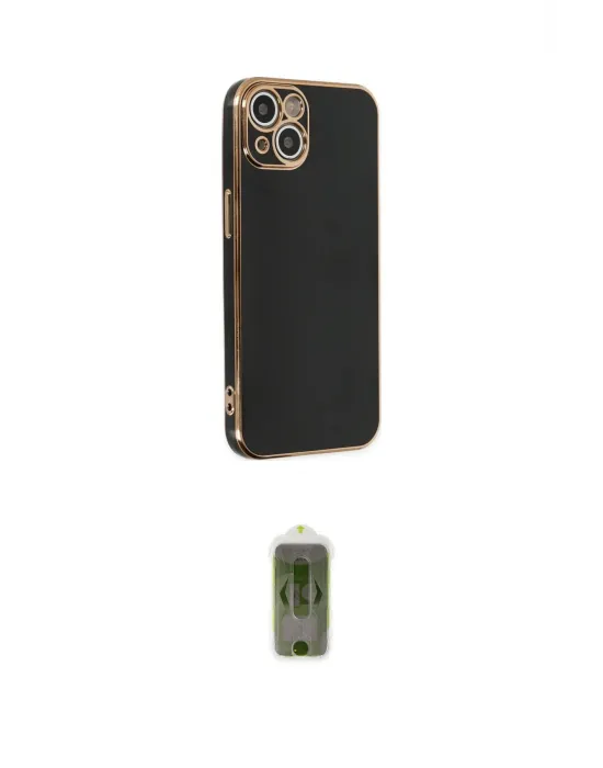 ieg™ iPhone 14 Kılıf Yankı Serisi - Siyah Joko Magic 5D Hayalet Cam