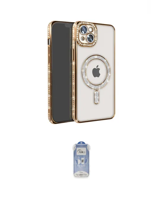 ieg™ iPhone 14 Kılıf Zirve Doku Prime - Siyah Joko Magic 5D Cam