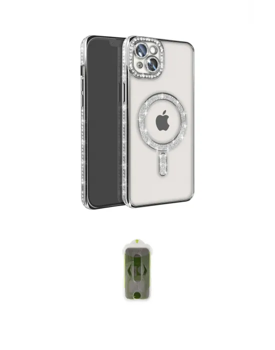 ieg™ iPhone 14 Kılıf Zirve Doku Prime - Siyah Joko Magic 5D Hayalet Cam