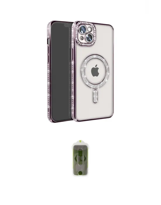 ieg™ iPhone 14 Kılıf Zirve Doku Prime - Siyah Joko Magic 5D Hayalet Cam