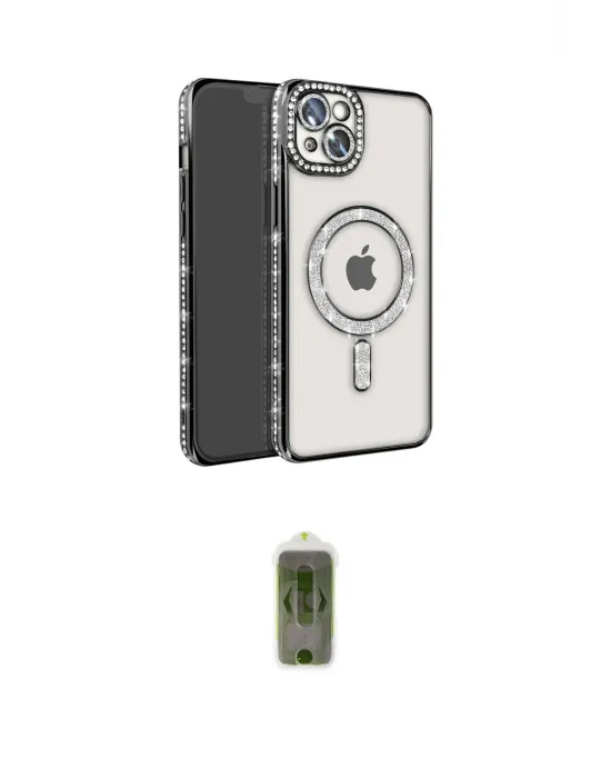 ieg™ iPhone 14 Kılıf Zirve Doku Prime - Siyah Joko Magic 5D Hayalet Cam