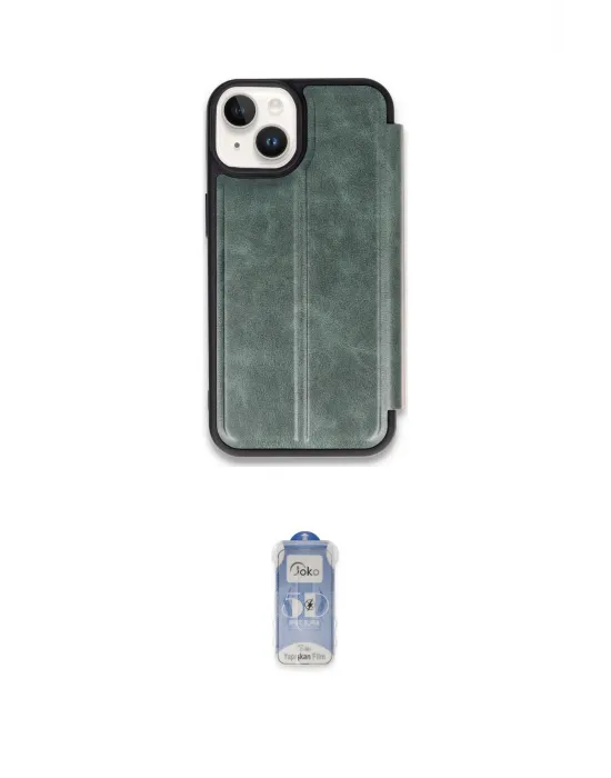 ieg™ iPhone 14 Kılıf Zirve Yansıma Serisi - Siyah Joko Magic 5D Cam