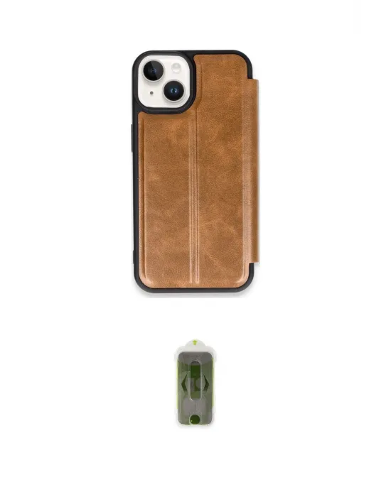 ieg™ iPhone 14 Kılıf Zirve Yansıma Serisi - Siyah Joko Magic 5D Hayalet Cam