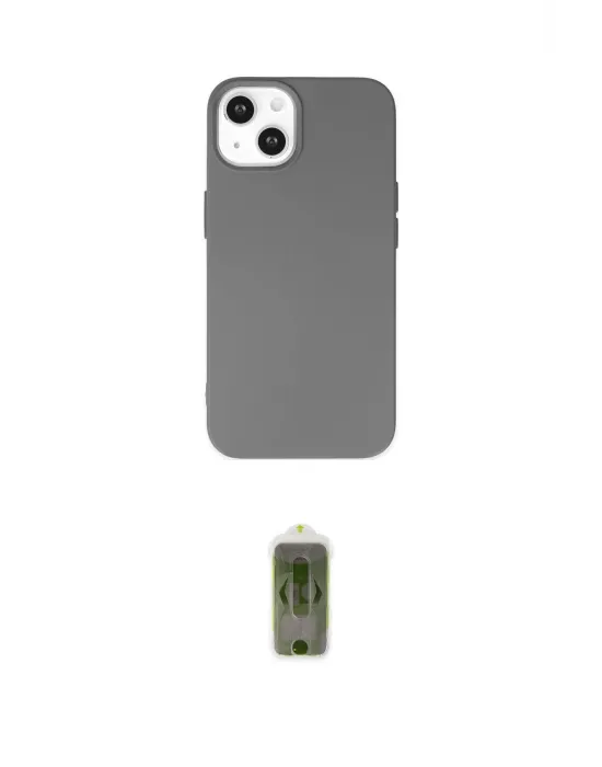 ieg™ iPhone 14 Plus Kılıf Ahenk Serisi - Siyah Joko Magic 5D Hayalet Cam