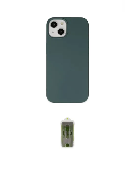 ieg™ iPhone 14 Plus Kılıf Ahenk Serisi - Siyah Joko Magic 5D Hayalet Cam