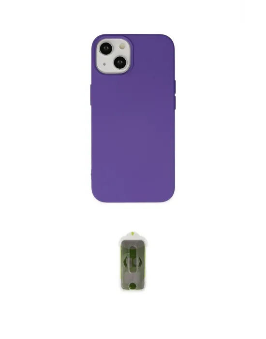 ieg™ iPhone 14 Plus Kılıf Ahenk Serisi - Siyah Joko Magic 5D Hayalet Cam
