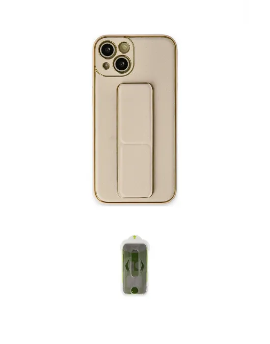ieg™ iPhone 14 Plus Kılıf Akış Doku - Siyah Joko Magic 5D Hayalet Cam