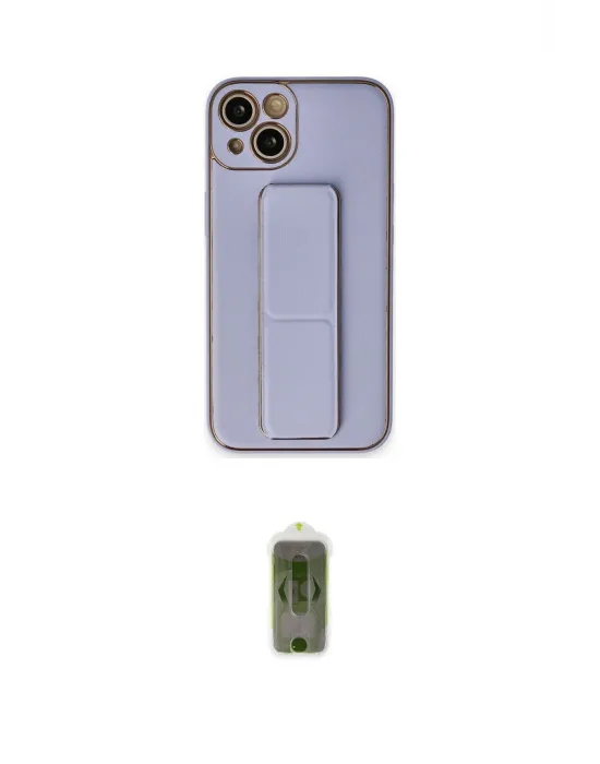 ieg™ iPhone 14 Plus Kılıf Akış Doku - Siyah Joko Magic 5D Hayalet Cam