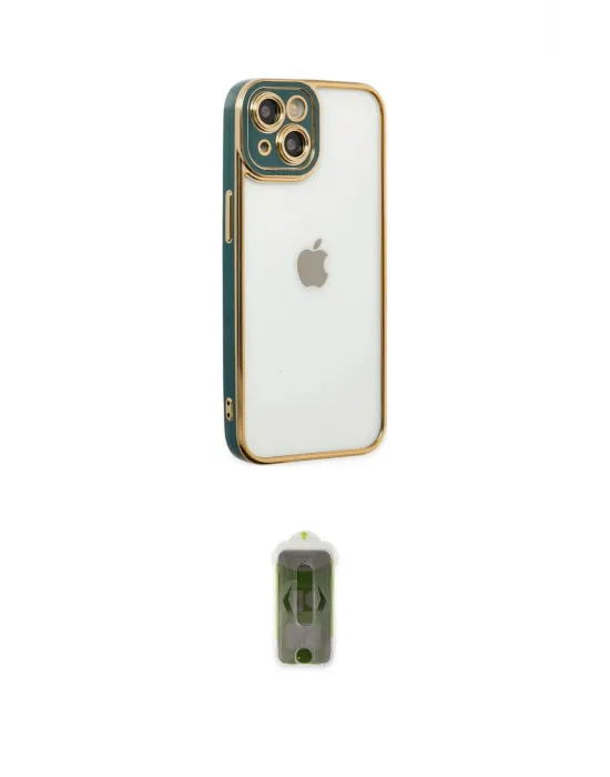 ieg™ iPhone 14 Plus Kılıf Çekirdek Klasik Serisi - Siyah Joko Magic 5D Hayalet Cam
