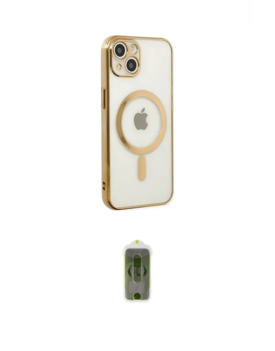 ieg™ iPhone 14 Plus Kılıf Doruk Minimal - Siyah Joko Magic 5D Hayalet Cam