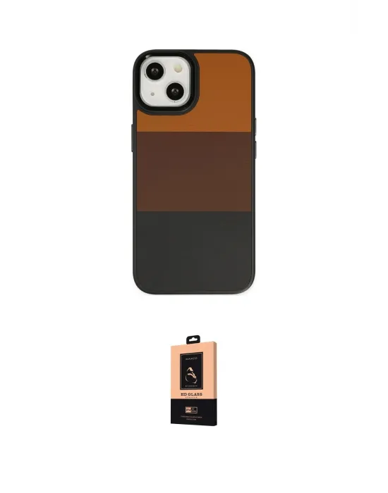 ieg™ iPhone 14 Plus Kılıf Kutup Özel Seri - Şeffaf Maxco Cam Ekran Koruyucu