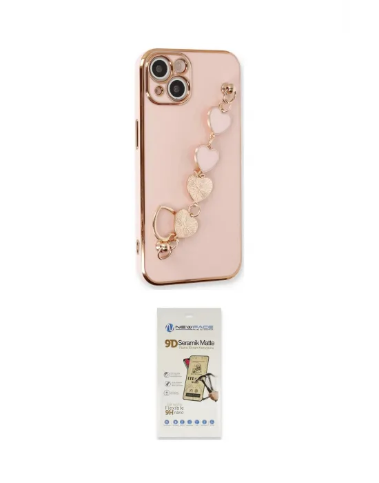 ieg™ iPhone 14 Plus Kılıf Nova Işık Prime - Siyah Mat Seramik Nano Ekran Koruyucu