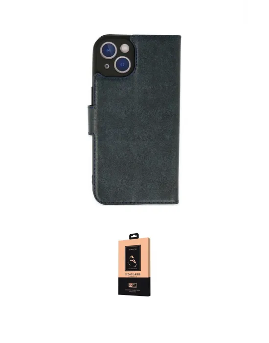 ieg™ iPhone 14 Plus Kılıf Siluet Işık Serisi - Şeffaf Maxco Cam Ekran Koruyucu