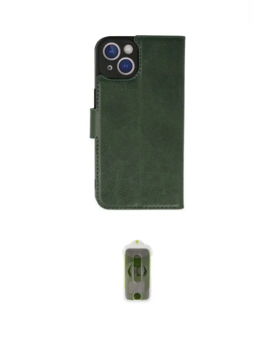 ieg™ iPhone 14 Plus Kılıf Siluet Işık Serisi - Siyah Joko Magic 5D Hayalet Cam