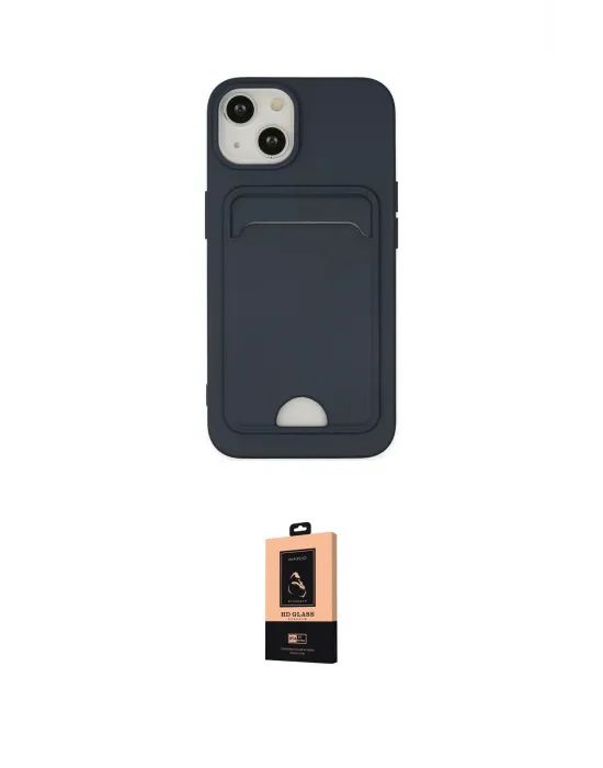 ieg™ iPhone 14 Plus Kılıf Vadi Çizgi Prime - Şeffaf Maxco Cam Ekran Koruyucu