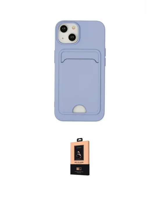 ieg™ iPhone 14 Plus Kılıf Vadi Çizgi Prime - Şeffaf Maxco Cam Ekran Koruyucu